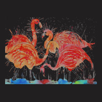 Flamingos T  Shirt Funky Flamingos T  Shirt T-shirt | Artistshot