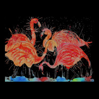 Flamingos T  Shirt Funky Flamingos T  Shirt Long Sleeve Shirts | Artistshot