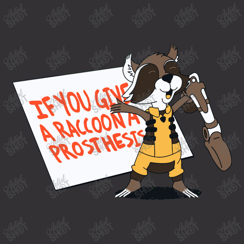 If You Give A Raccoon A Prosthesis Vintage Short by abshato | Artistshot