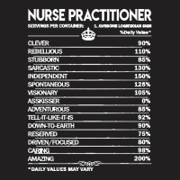 Nurse T  Shirt Nurse Practitioner T Shirt   Nurse Practitioner Factors T-shirt | Artistshot