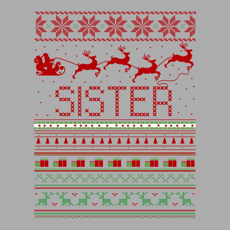 Sister Ugly Christmas Sweater Men's T-shirt Pajama Set | Artistshot