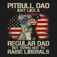 Pitbull Lover Dog Mens Pitbull Dad Like Regular Dad Trying Not To Rais Hoodie & Jogger Set | Artistshot