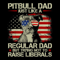 Pitbull Lover Dog Mens Pitbull Dad Like Regular Dad Trying Not To Rais Fleece Short | Artistshot