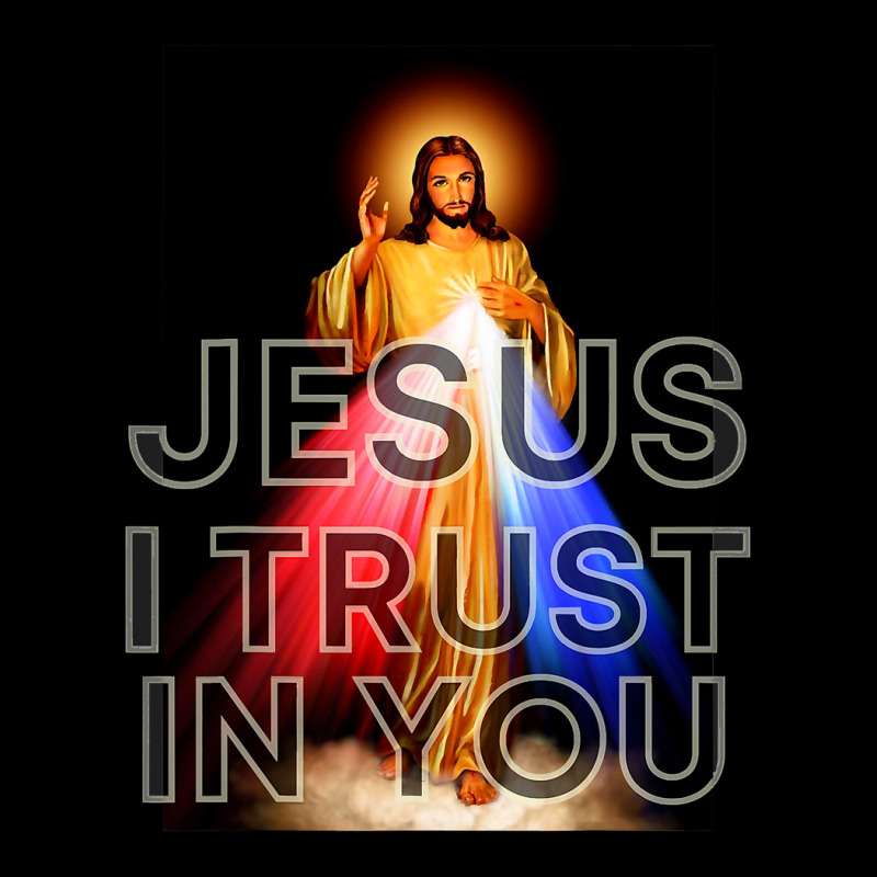 Jesus Christ Christian Jesus I Trust In You Divine Mercy Graphic Catho Adjustable Cap by pester | Artistshot