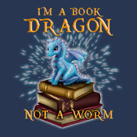 Book Reader Im A Book Dragonbook Lover Book Lover Giftdragon Book Worm Men Denim Jacket | Artistshot