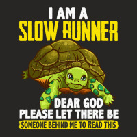 Turtle Lover Turtles I Am A Slow Runner Funny Turtle Running Joke 57 S Ladies Fitted T-shirt | Artistshot