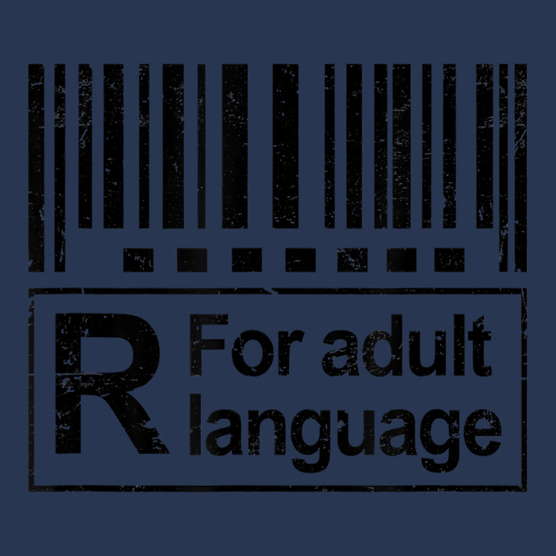 Barcode Sign R For Adult Language Warning Label Sign T Shirt Men Denim Jacket by vazwttopperve | Artistshot