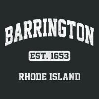 Barrington Rhode Island Ri Vintage State Athletic Style T Shirt Women's Triblend Scoop T-shirt | Artistshot