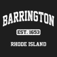 Barrington Rhode Island Ri Vintage State Athletic Style T Shirt Classic T-shirt | Artistshot