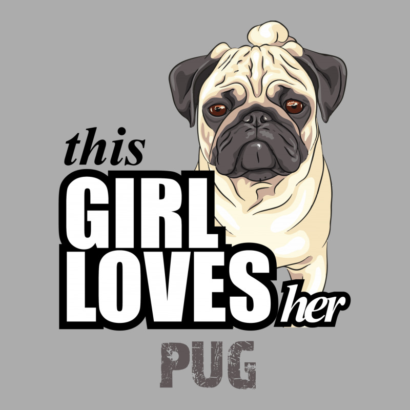 This Girl Loves-her Pug Men's T-shirt Pajama Set | Artistshot