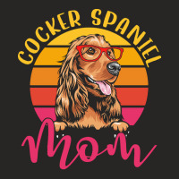 Dog Lover Gift T  Shirt Funny Cocker Spaniel Dog Mom Gift Idea T  Shir Ladies Fitted T-shirt | Artistshot