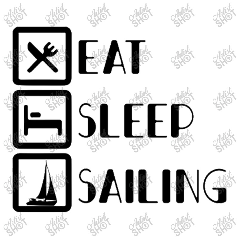 Eat Sleep Sailing For Light Zipper Hoodie | Artistshot