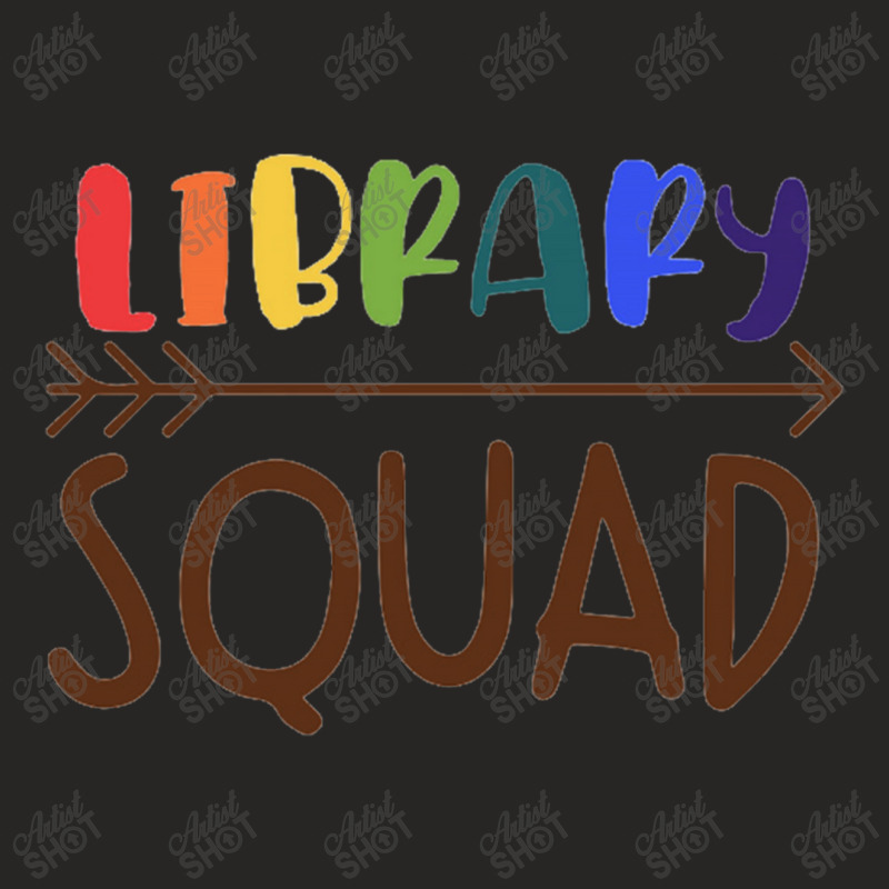 Library Squad For Light Ladies Fitted T-Shirt by AMderra12 | Artistshot