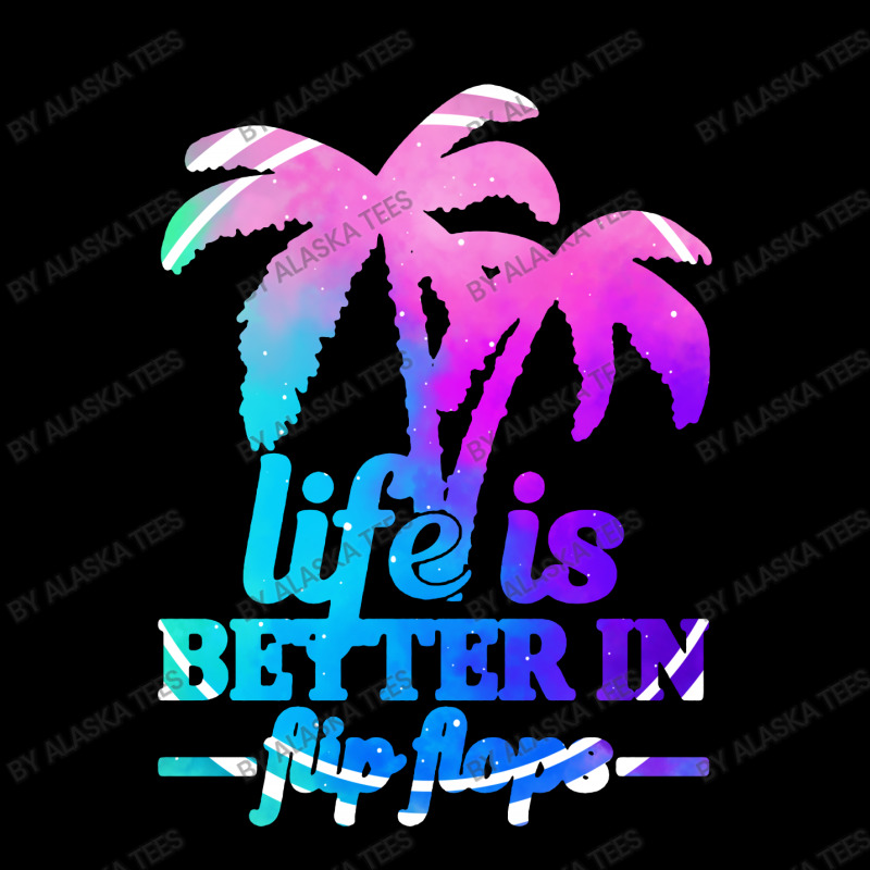 Life Is Better In Flip Flops Long Sleeve Baby Bodysuit | Artistshot