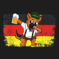 Dabbing German Shepard Cute Dog With Beer Mug Oktoberfest T Shirt Classic T-shirt | Artistshot