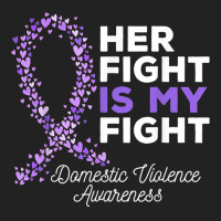 Her Fight Is My Fight   Domestic Violence Awareness Ribbon T Shirt Backpack | Artistshot