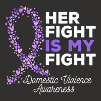 Her Fight Is My Fight   Domestic Violence Awareness Ribbon T Shirt Champion Hoodie | Artistshot