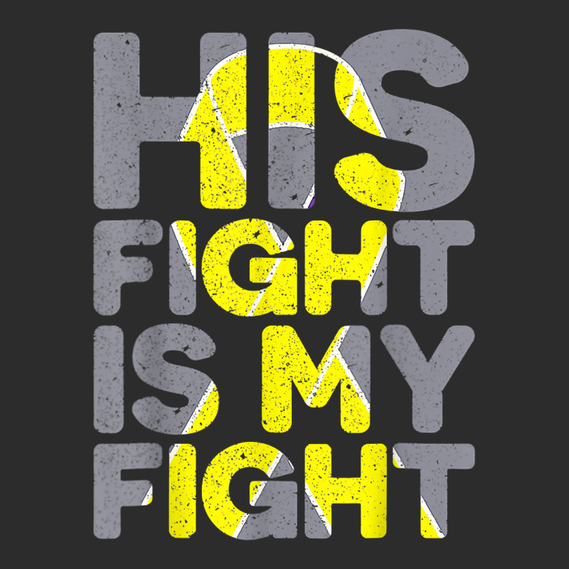 His Fight Is My Fight Childhood Cancer Awareness Tee T Shirt Exclusive T-shirt | Artistshot