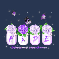 Hope Hydrangea Flower Butterfly Domestic Violence Awareness T Shirt Men Denim Jacket | Artistshot