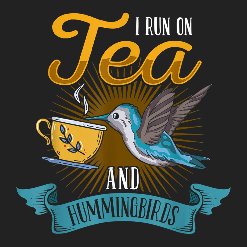 Hummingbird Lover Flowers I Run On Tea And Hummingbirds T Shirt Backpack | Artistshot