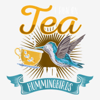 Hummingbird Lover Flowers I Run On Tea And Hummingbirds T Shirt Motorcycle License Plate | Artistshot