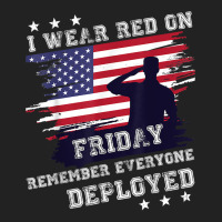 I Wear Red On Friday Remember Deployed American Flag Retro T Shirt Backpack | Artistshot