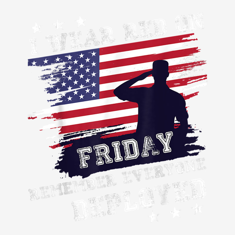 I Wear Red On Friday Remember Deployed American Flag Retro T Shirt Magic Mug | Artistshot