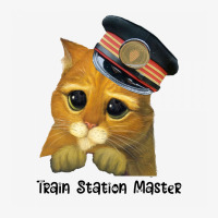 Cat Tama Train Station Master Ladies Fitted T-shirt | Artistshot