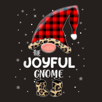 Joyful Gnome Buffalo Plaid Matching Family Christmas Pajama T Shirt Tank Top | Artistshot