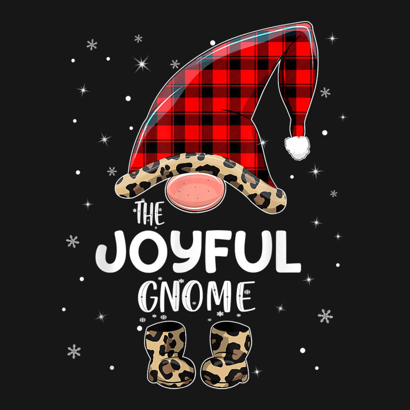 Joyful Gnome Buffalo Plaid Matching Family Christmas Pajama T Shirt Medium-length Apron | Artistshot