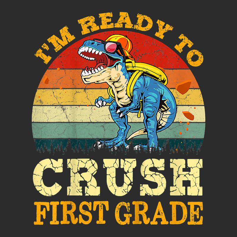 Kids Ready To Crush First Grade Dinosaur Back To School Boys Kids T Sh Exclusive T-shirt | Artistshot