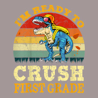 Kids Ready To Crush First Grade Dinosaur Back To School Boys Kids T Sh Vintage Short | Artistshot