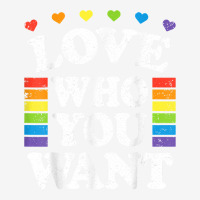 Love Who You Want Rainbow Lgbtq Heart Price Proud Rainbow T Shirt Camper Cup | Artistshot