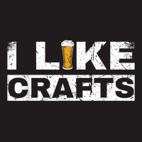 Mens I Like Crafts Beer Funny Clever Drinking And Hops Apparel T Shirt Waist Apron | Artistshot