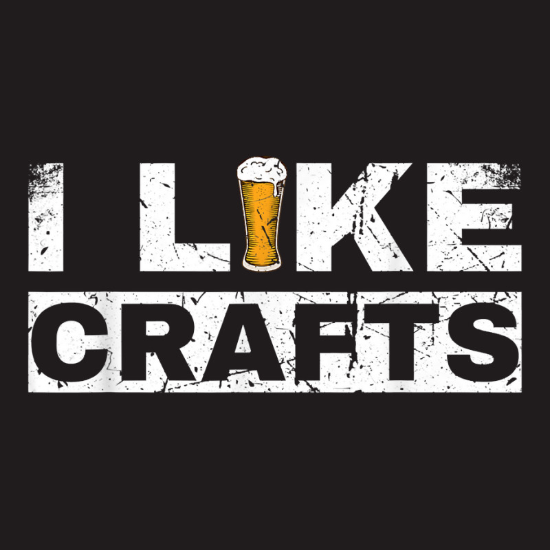 Mens I Like Crafts Beer Funny Clever Drinking And Hops Apparel T Shirt Waist Apron | Artistshot