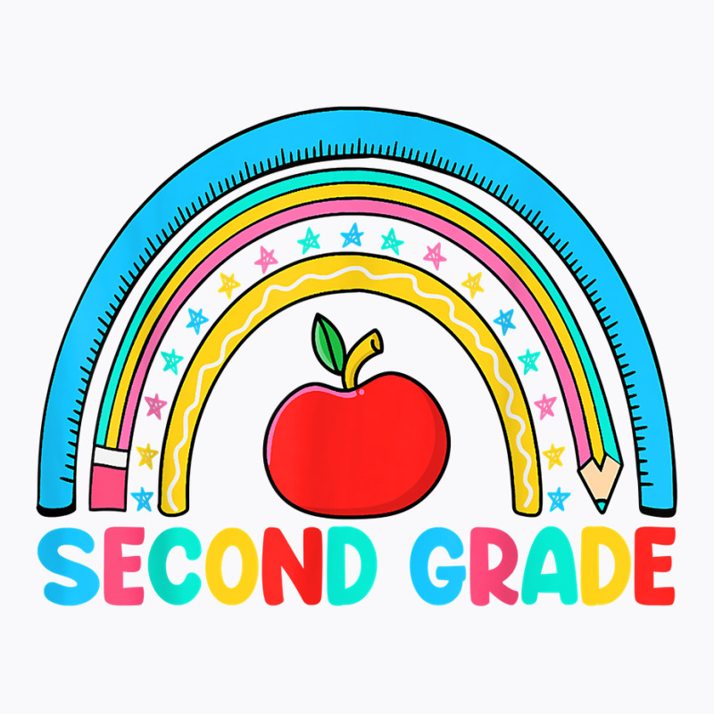 Rainbow Second Grade 2nd Grade Back To School Teacher Kids T Shirt T-shirt | Artistshot