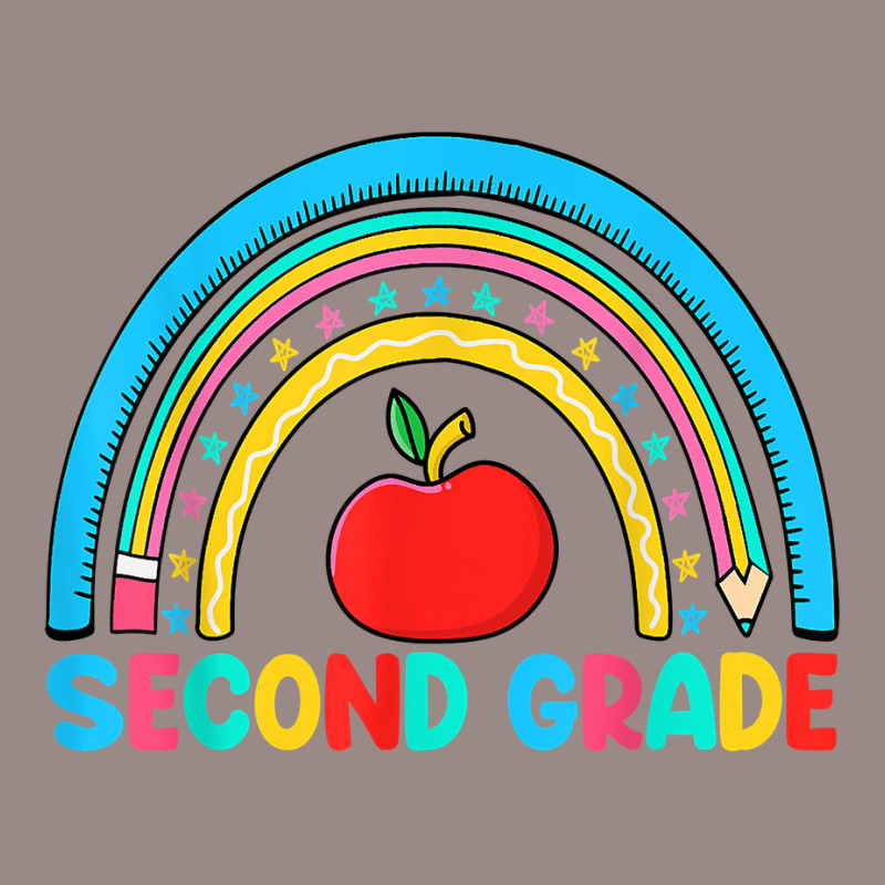 Rainbow Second Grade 2nd Grade Back To School Teacher Kids T Shirt Vintage T-shirt | Artistshot