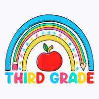 Rainbow Third Grade 3rd Grade Back To School Teacher Student T Shirt T-shirt | Artistshot