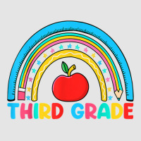 Rainbow Third Grade 3rd Grade Back To School Teacher Student T Shirt Medium-length Apron | Artistshot