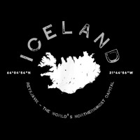 Iceland Graphic Vintage Retro T Shirt Baby Tee | Artistshot