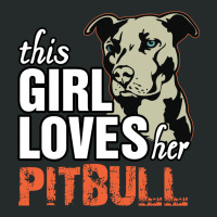 This Girl Loves Pitbull Women's Triblend Scoop T-shirt | Artistshot