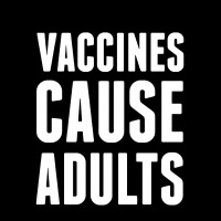 Vaccines Cause Adults Cropped Sweater | Artistshot