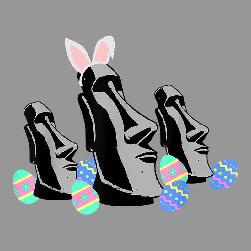 Easter Island Heads Bunny Ears Funny For Men Women T Shirt Women's V-neck T-shirt | Artistshot