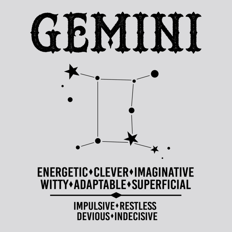 Gemini Zodiac Sign Women's Triblend Scoop T-shirt by tshiart | Artistshot