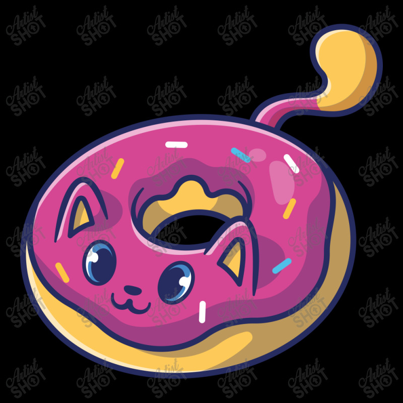 Cute Cat In A Doughnut Legging | Artistshot