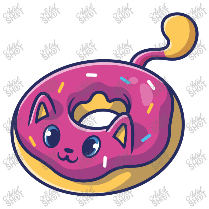 Cute Cat In A Doughnut Maternity Scoop Neck T-shirt | Artistshot