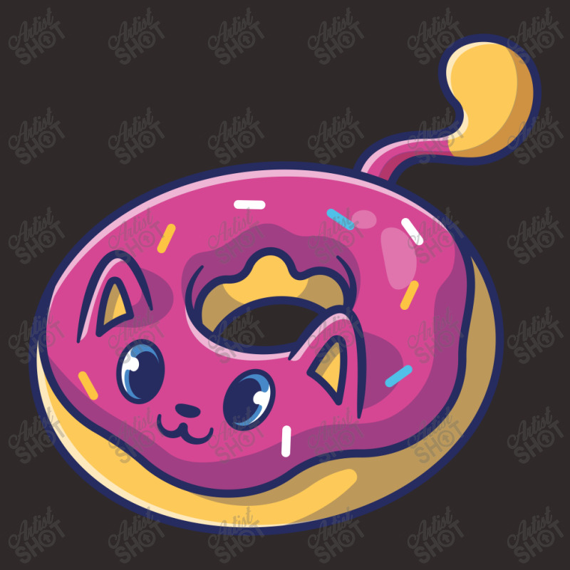 Cute Cat In A Doughnut Racerback Tank | Artistshot