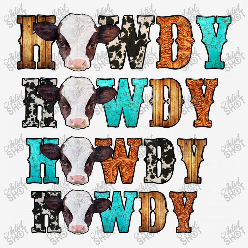 Howdy Baby Cow Landscape Canvas Print | Artistshot