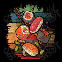 Sushi Retro Art Japan Japanese Food Lover Cuisine Chef Adjustable Cap | Artistshot