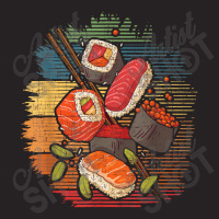 Sushi Retro Art Japan Japanese Food Lover Cuisine Chef Vintage Cap | Artistshot